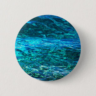 Tief blaue Gewässer Button
