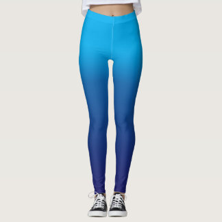 Tief blaue Textur Leggings