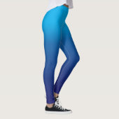 Tief blaue Textur Leggings (Rechts)