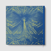 Tief blauer Tree des Wissens Gästebuch (Rückseite)