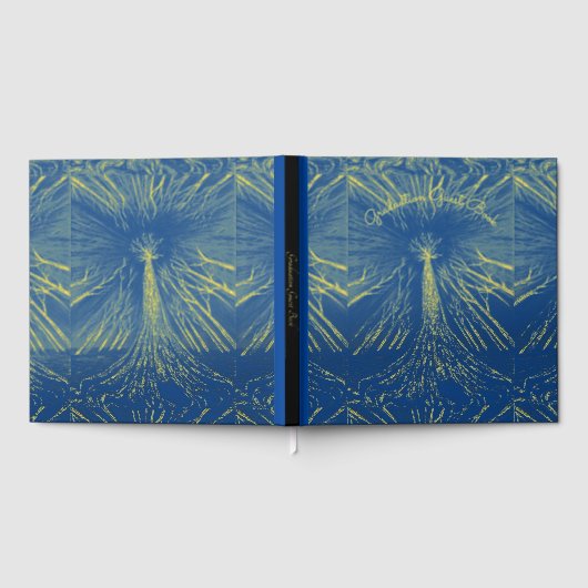 Tief blauer Tree des Wissens Gästebuch (Voll)