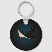 Tief blauer Unterwasser Gepunkteter See Ray Fish
