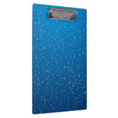 Tief blaues Wasser und winzige Blasen Klemmbrett (Rechts)