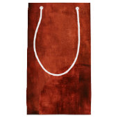 Tief-Crimson-Malerei mit geometrischen Formen Kleine Geschenktüte (Vorderseite)