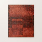 Tief-Crimson-Malerei mit geometrischen Formen Puzzle (Vertikal)