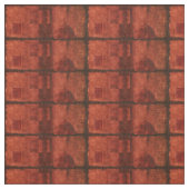 Tief-Crimson-Malerei mit geometrischen Formen Stoff (Muster)