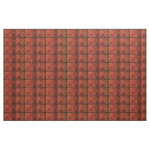 Tief-Crimson-Malerei mit geometrischen Formen Stoff (Fat Quarter (45,7 x 55,9 cm))