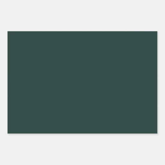 Tief-Cyan-Solid-Farbe Geschenkpapier Set (Vorderseite 2)