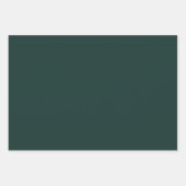 Tief-Cyan-Solid-Farbe Geschenkpapier Set (Vorderseite)