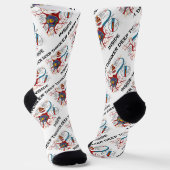 Tief denkende innere Neuron Synapse Geek Attitude Socken (Gewinkelt)