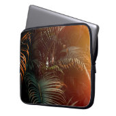 Tief dunkelgrüne Palmen Blätter mit hellen oder Laptopschutzhülle (Vorderseite Links)