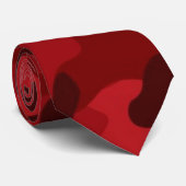 Tief, dunkelrote Camouflage, Camouflage Krawatte (Gerollt)