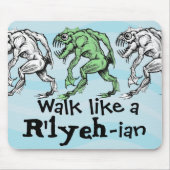 Tief ein - Weg wie ein R'lyeh-Ian - Mausunterlage Mousepad (Vorne)