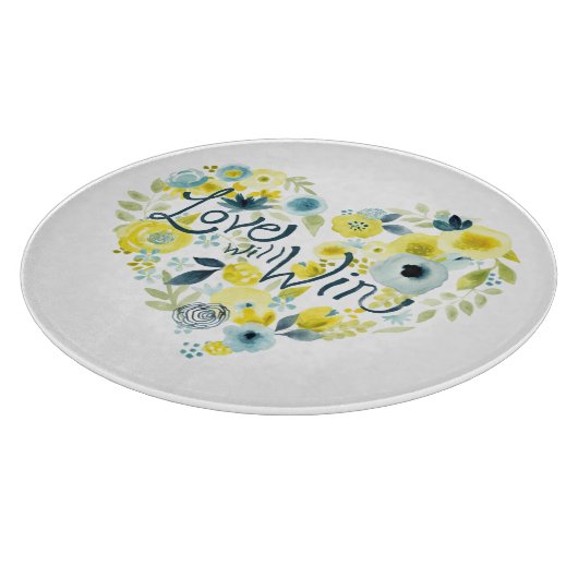 Tief empfunden Blumen-II Schneidebrett (Ecke)