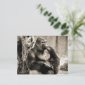 TIEF GEDANKTE Postkarte (Stehend Vorderseite)