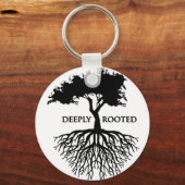 tief gewurzelt schlüsselanhänger (Vorderseite)