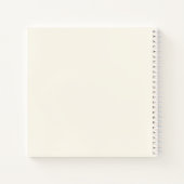 Tief greifende Gedanken Farbiges Notebook Notizblock (Rückseite)