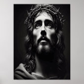 Tief greifende Himmlische Reflexion des Erlösers Poster (Vorne)
