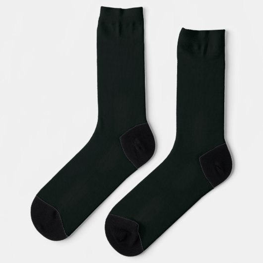Tief grüne, Schlichte Farbe Socken (Linkes Detail)