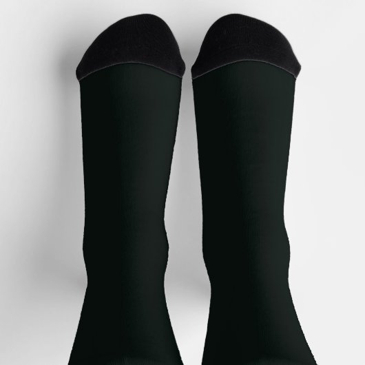 Tief grüne, Schlichte Farbe Socken (Oben)