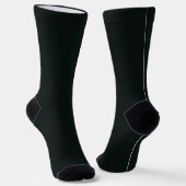 Tief grüne, Schlichte Farbe Socken (Gewinkelt)