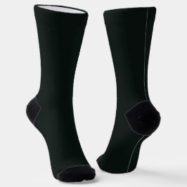 Tief grüne, Schlichte Farbe Socken