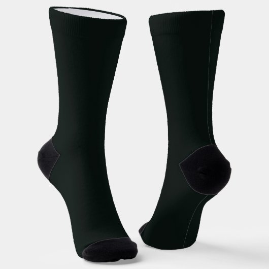 Tief grüne, Schlichte Farbe Socken (Gewinkelt)