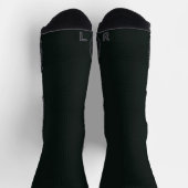 Tief grüne, Schlichte Farbe Socken (Oben)