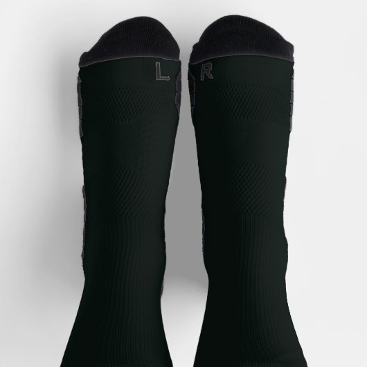 Tief grüne, Schlichte Farbe Socken (Oben)