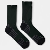 Tief grüne, Schlichte Farbe Socken (Rechts)