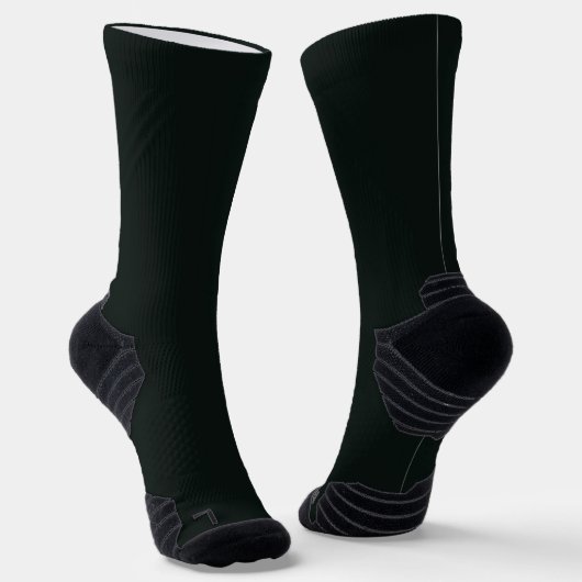 Tief grüne, Schlichte Farbe Socken (Gewinkelt)
