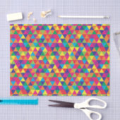 Tief-Hell-Dreiecke - Modernes Abstraktes Muster Seidenpapier (Handwerk)