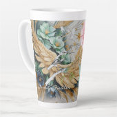 Tief Hören-Latte-Mug Milchtasse (Linke Ecke)