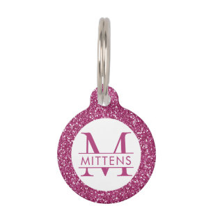 Tief-Hot-Pink-Glitzer Rosa Spargel Hübsch Girl Haustiermarke