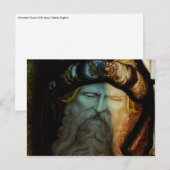 Tief im Denken Postkarte (Vorne/Hinten)