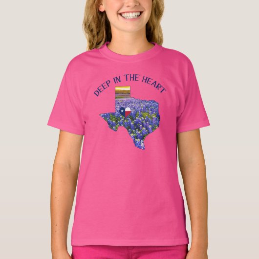 Tief im Herzen von Texas T-Shirt (Vorderseite)