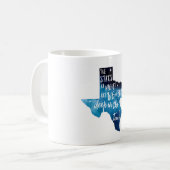 Tief im Herzen von TX Harvey Tasse (Vorderseite Links)