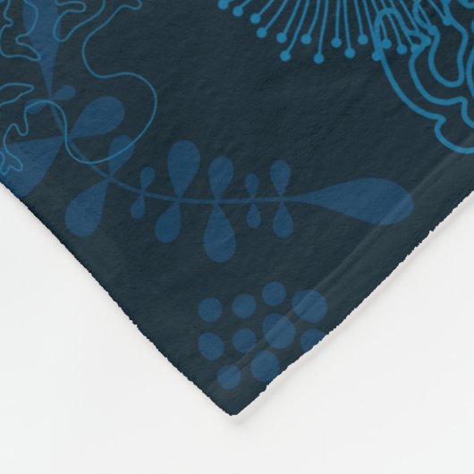 Tief im Ozean Fleecedecke (Ecke)