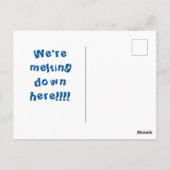 Tief im T - Shirt von Texas Postkarte (Rückseite)