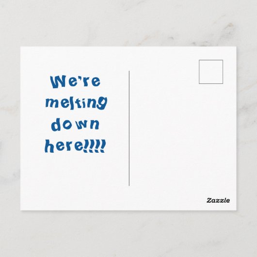 Tief im T - Shirt von Texas Postkarte (Rückseite)