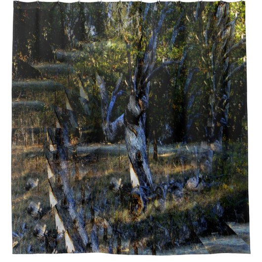 Tief im Wald......... Duschvorhang (Vorderseite)