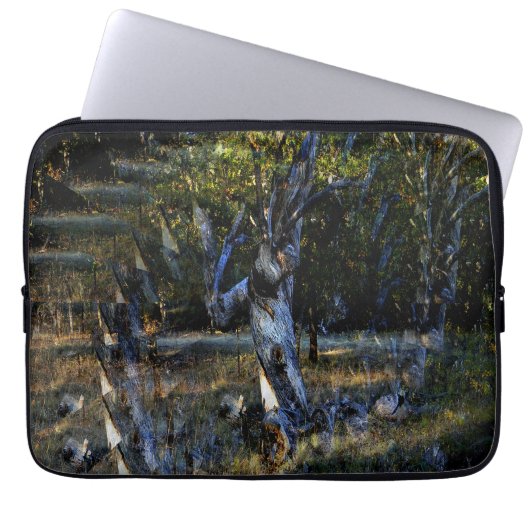 Tief im Wald......... Laptopschutzhülle (Vorderseite)