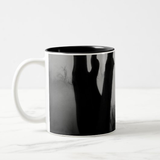 tief im Wald Zweifarbige Tasse (Links)