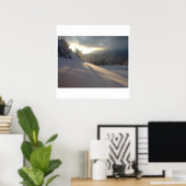 Tief im Winter Poster (Heimbüro)