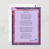 Tief in deinem Gedicht Postkarte (Vorne/Hinten)