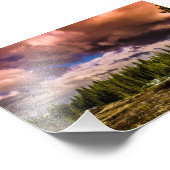 Tief in den nördlichen Wäldern Fotodruck (Ecke)