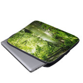 Tief in den Wald Laptopschutzhülle (Vorne Knopf)