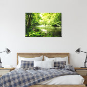 tief in den Wald Leinwanddruck (Insitu (Schlafzimmer))