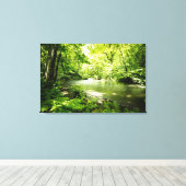 tief in den Wald Leinwanddruck (Insitu (Holzboden))