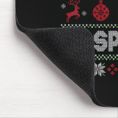Tief in den Weihnachtspullovern passende Paare Mousepad (Ecke)